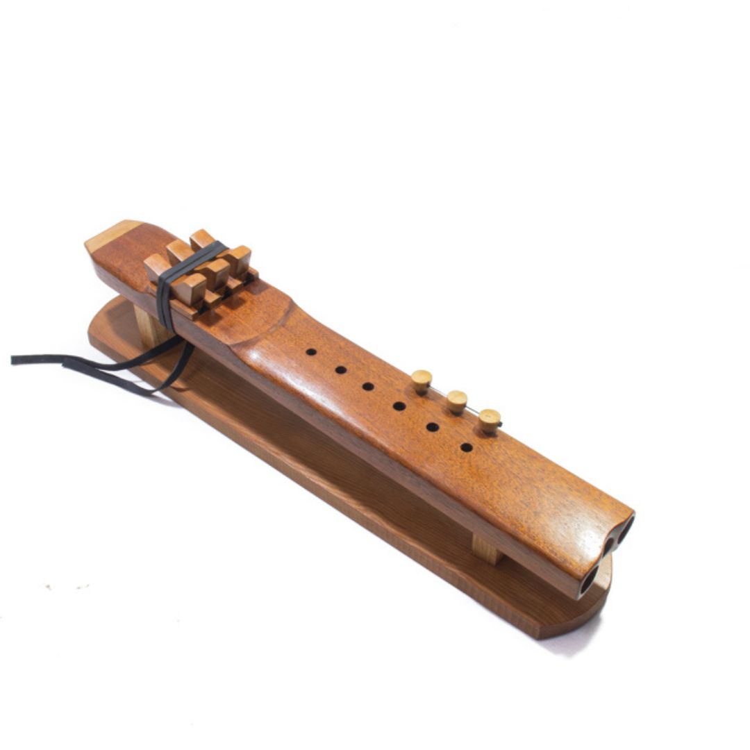 Flauta Nativa Triple - Varias afinaciones - Caoba - Imagen 5